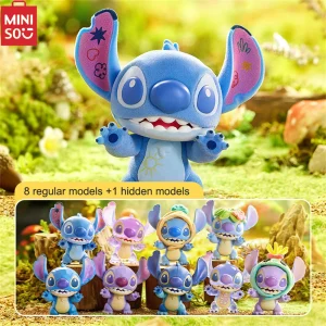 MINISO Disney Stitch Versatile Cool Series Blind Box Handmade Cartoon Character Surprise Blind Box Model Birthday Gift Random1PC