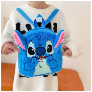 Japanese Blue Stitch Funny Cartoon Large-Capacity Student Backpack